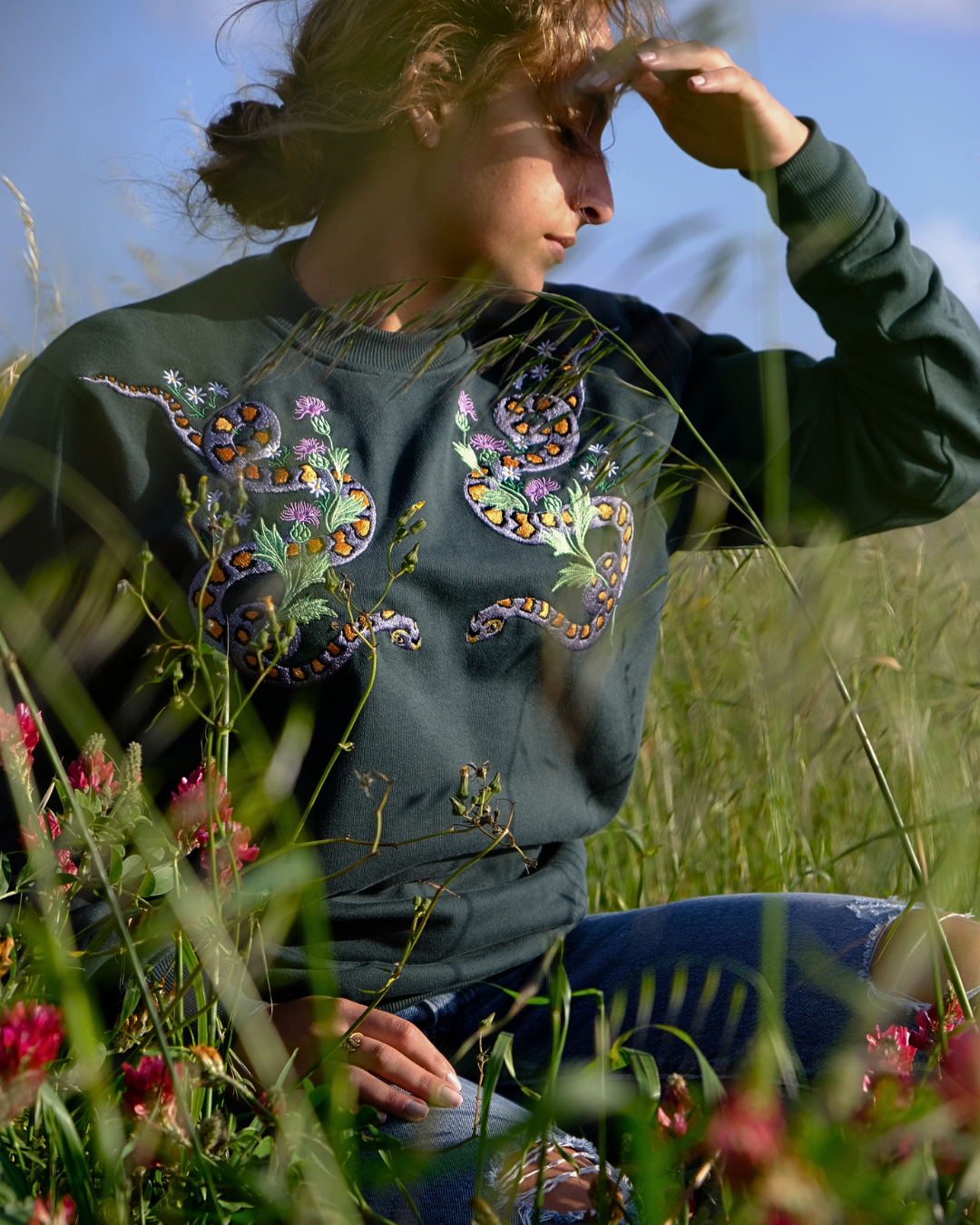 CENTAURY SNAKE SWEATER
