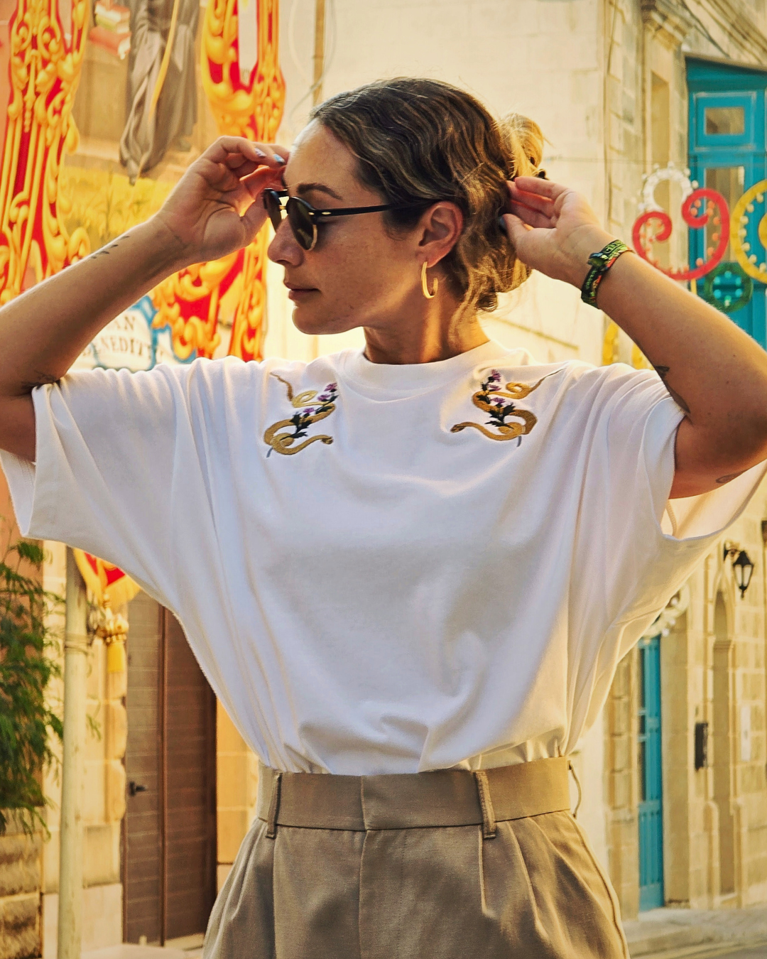 CENTAURY SNAKE OVERSIZED TEE